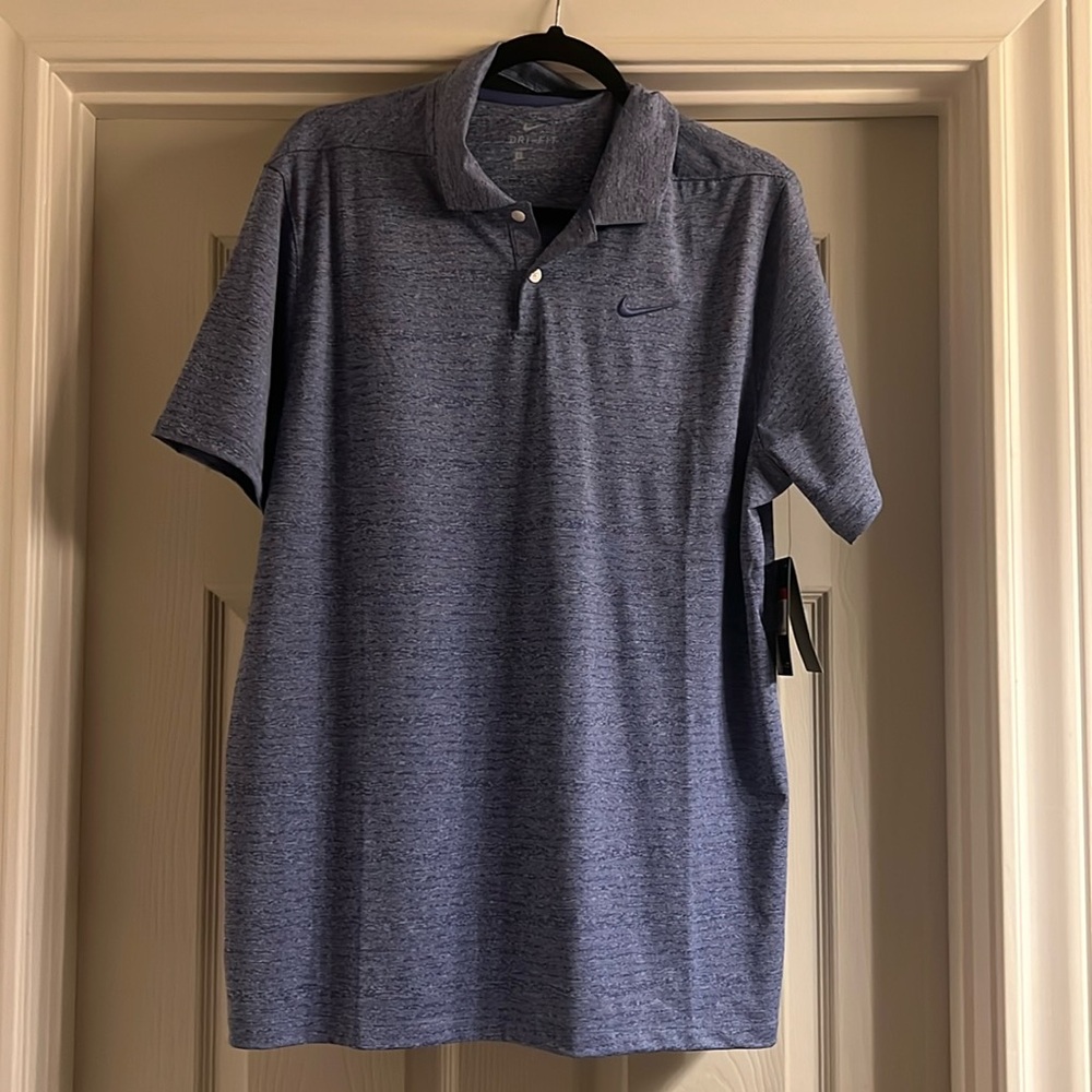 NWT Men’s blue Nike polo